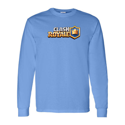 Youth Kids Clash Royale Game Long Sleeve T-Shirt