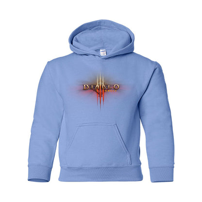 Youth Kids Diablo 3 Game Pullover Hoodie