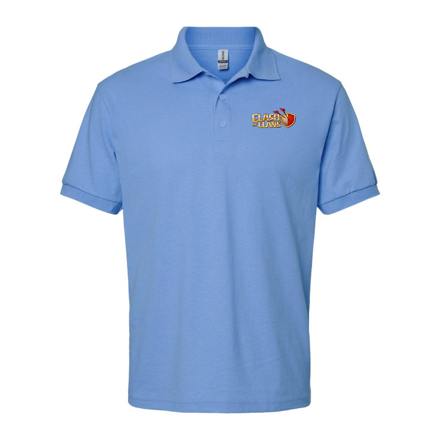 Men's Clash of Clans Game Dry Blend Polo