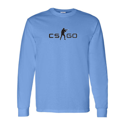 Men's Counter Strike GO Game Long Sleeve T-Shirt