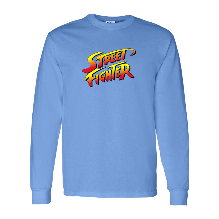 Men's Street Fighter Game Long Sleeve T-Shirt