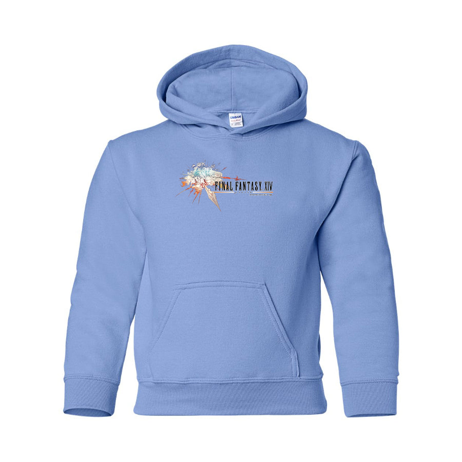 Youth Kids Final Fantasy XIV Game Pullover Hoodie