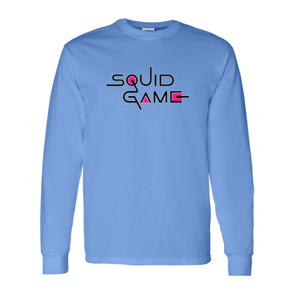 Youth Kids Squid Game Show Long Sleeve T-Shirt