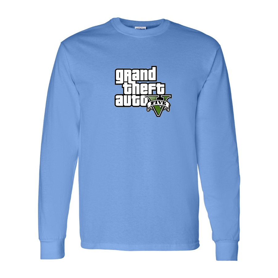 Men's GTA 5 Grand Theft Auto V Long Sleeve T-Shirt Game