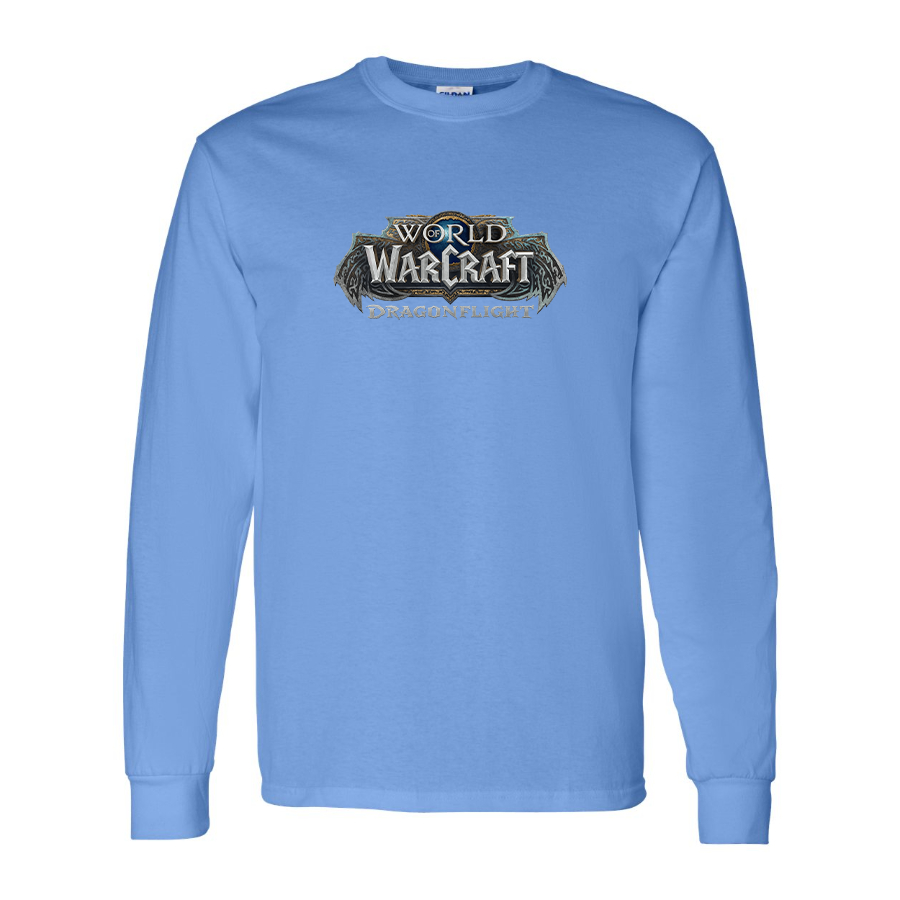 Men's World of Warcraft Dragon Flight Game Long Sleeve T-Shirt