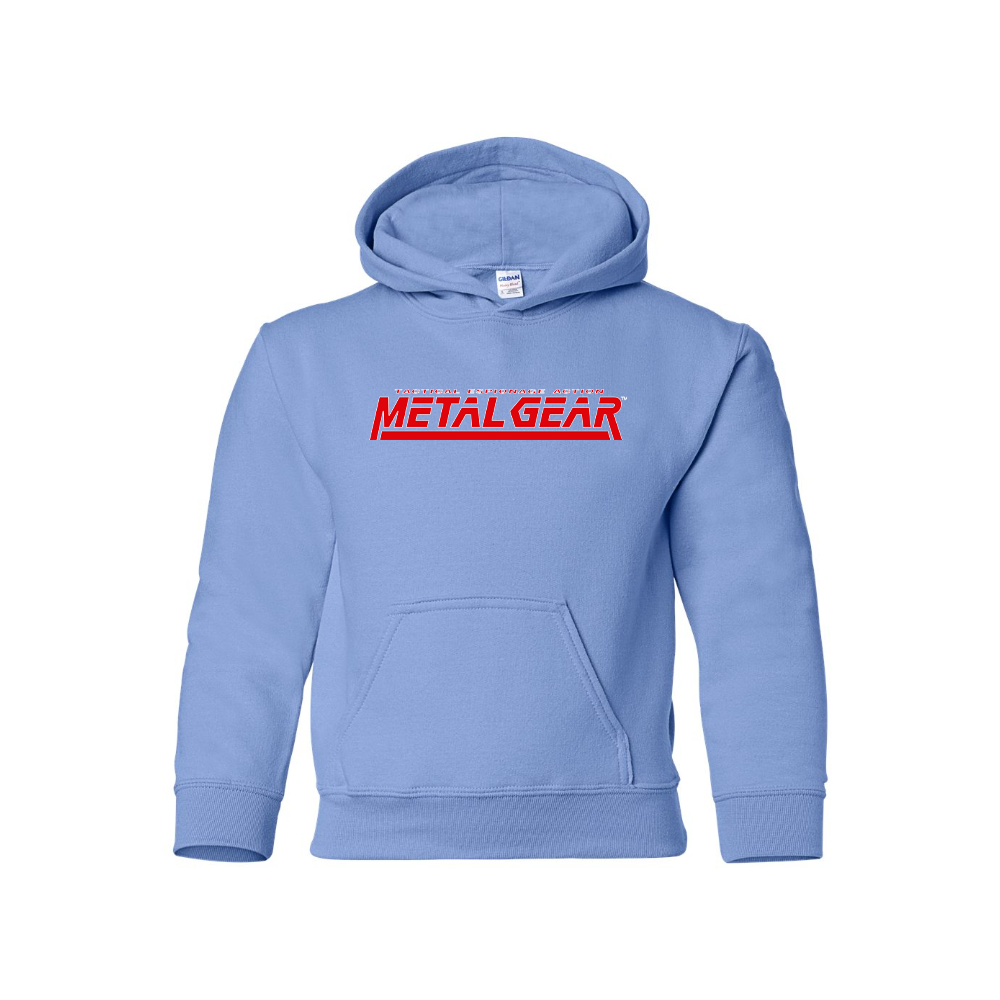 Youth Kids Metal Gear Game Pullover Hoodie