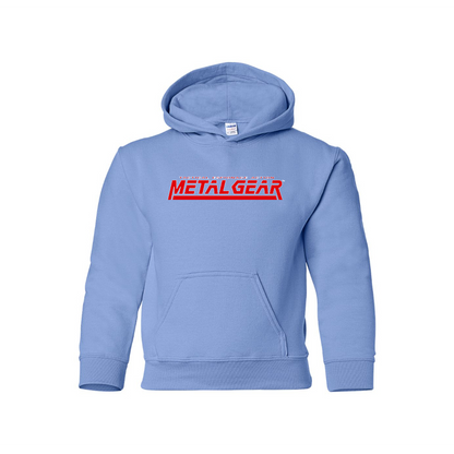 Youth Kids Metal Gear Game Pullover Hoodie