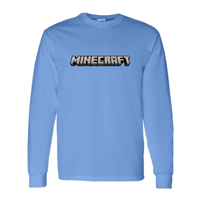 Men's Minecraft Game Long Sleeve T-Shirt