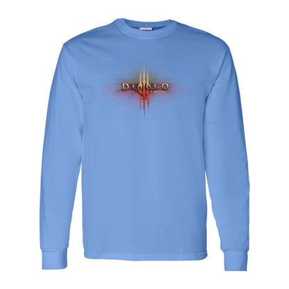 Youth Kids Diablo 3 Game Long Sleeve T-Shirt