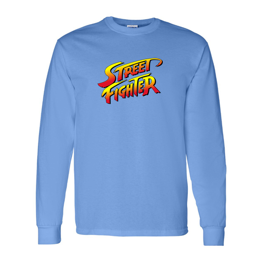 Youth Kids Street Fighter Game Long Sleeve T-Shirt