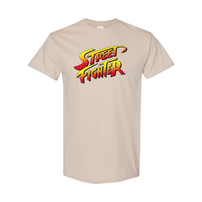 Men's Street Fighter Game Cotton T-Shirt