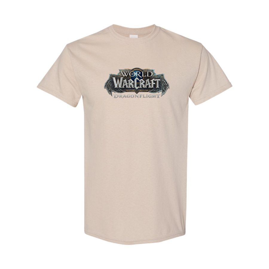 Men's World of Warcraft Dragon Flight Game Cotton T-Shirt