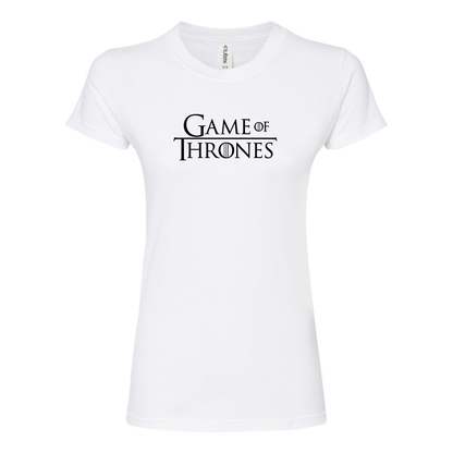 Women's Game of Thrones TV Show Round Neck T-Shirt