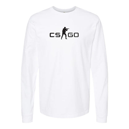 Men's Counter Strike GO Game Long Sleeve T-Shirt