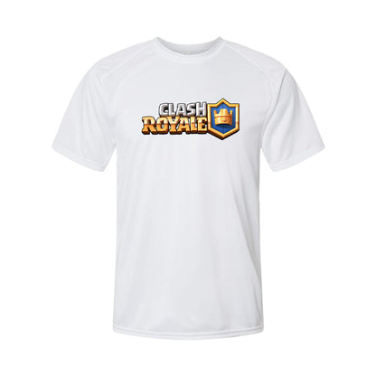 Youth Kids Clash Royale Game Performance T-Shirt