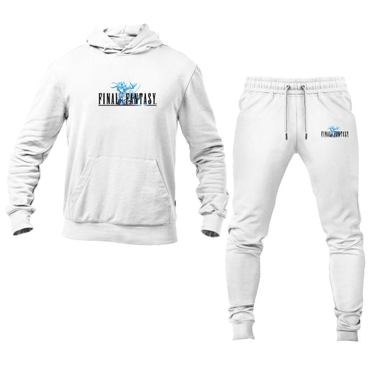 Men's Final Fantasy Game Logo Hoodie Joggers Set