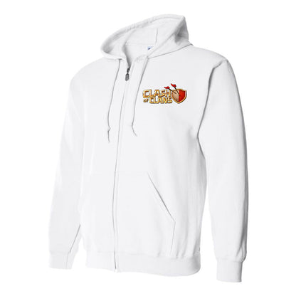 Men's Clash of Clans Game Zipper Hoodie