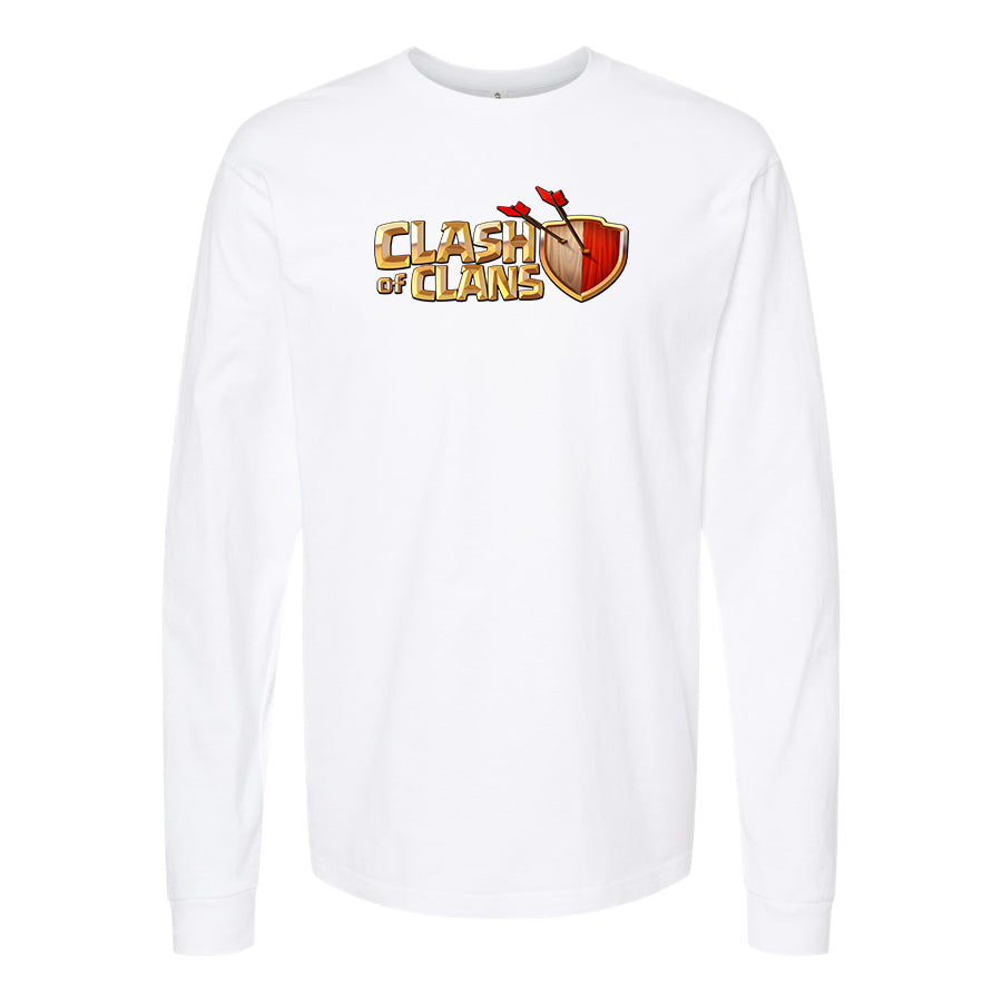 Youth Kids Clash of Clans Game Long Sleeve T-Shirt