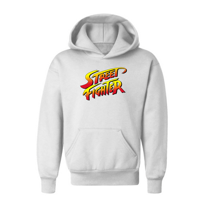 Youth Kids Street Fighter Game Pullover Hoodie