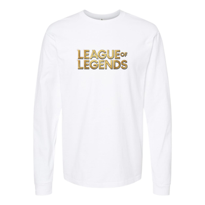 Youth Kids League of Legends Game Long Sleeve T-Shirt