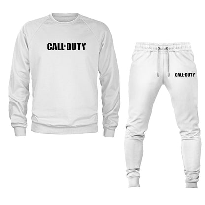 Men's Call of Duty Game Logo Crewneck Sweatshirt Joggers Suit