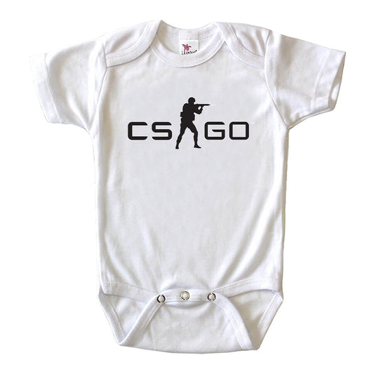 Counter Strike GO Game Baby Romper Onesie