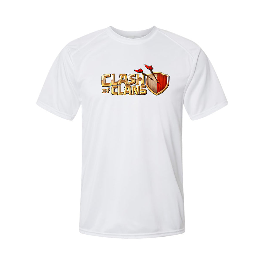 Youth Kids Clash of Clans Game Performance T-Shirt