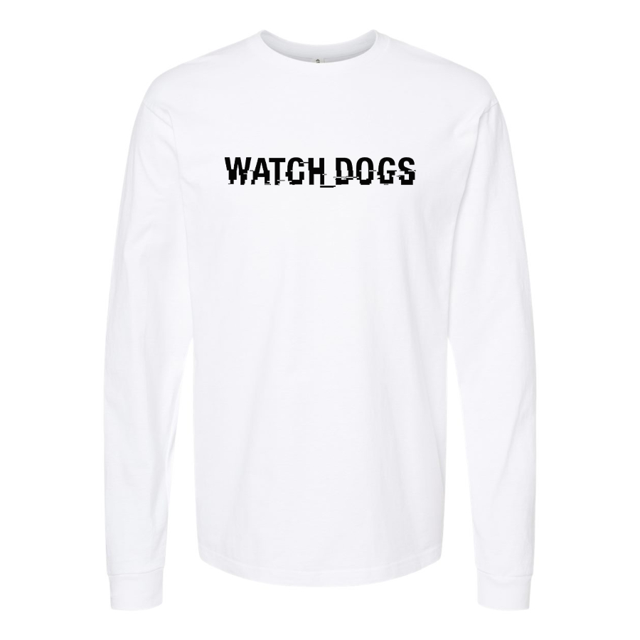 Youth Kids Watch Dogs Video Game Long Sleeve T-Shirt