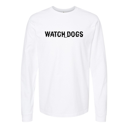 Youth Kids Watch Dogs Video Game Long Sleeve T-Shirt