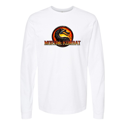 Youth Kids Mortal Kombat Game Long Sleeve T-Shirt