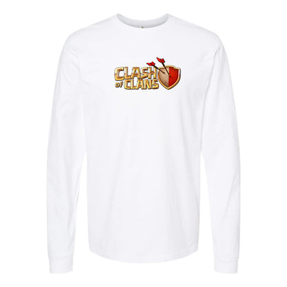 Men's Clash of Clans Game Long Sleeve T-Shirt