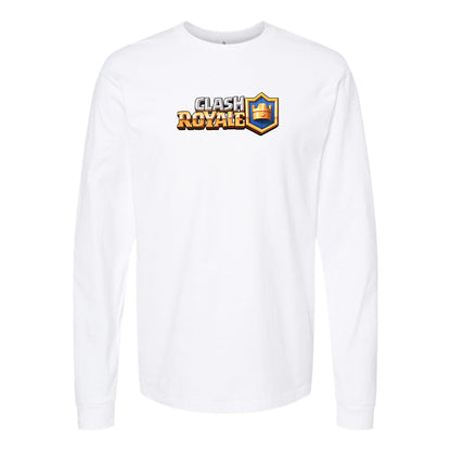 Men's Clash Royale Game Long Sleeve T-Shirt