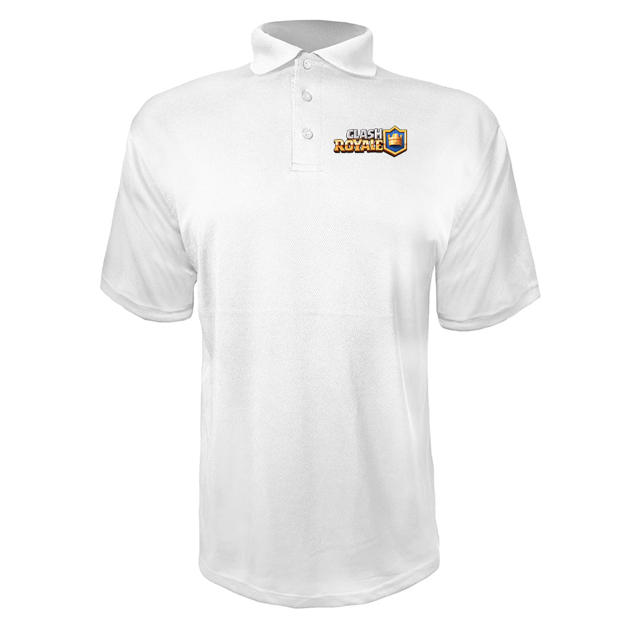 Men's Clash Royale Game Polyester Polo