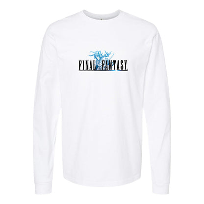 Youth Kids Final Fantasy Game Long Sleeve T-Shirt