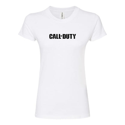 Women's Call of Duty Game Round Neck T-Shirt