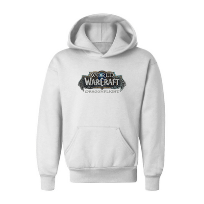 Youth Kids World of Warcraft Dragon Flight Game  Pullover Hoodie