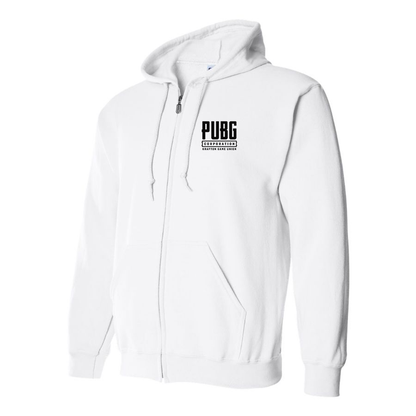 Men's PUBG Multiplayer Shooting Game Zipper Hoodie