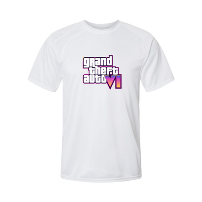 Youth Kids GTA 6 Grand Theft Auto VI Performance T-Shirt Game