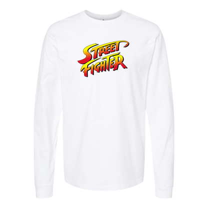 Men's Street Fighter Game Long Sleeve T-Shirt