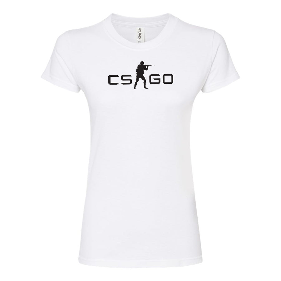 Women's Counter Strike GO Game Round Neck T-Shirt