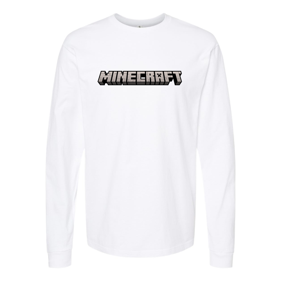 Men's Minecraft Game Long Sleeve T-Shirt