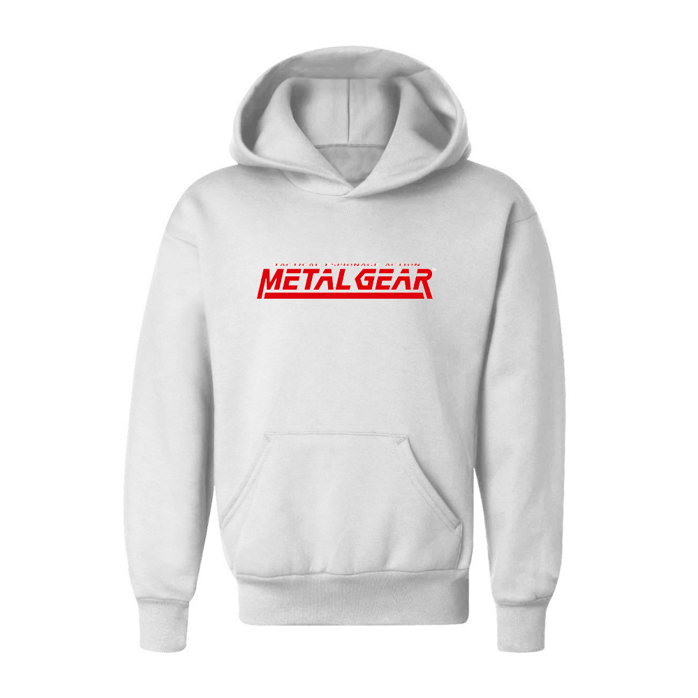 Youth Kids Metal Gear Game Pullover Hoodie