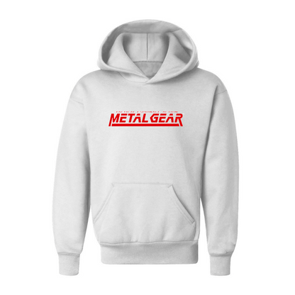 Youth Kids Metal Gear Game Pullover Hoodie