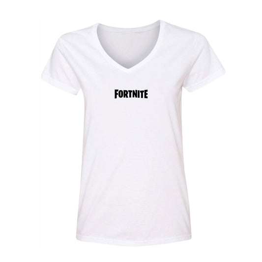 Women's Fortnite Battle Royale Game  V-Neck T-Shirt