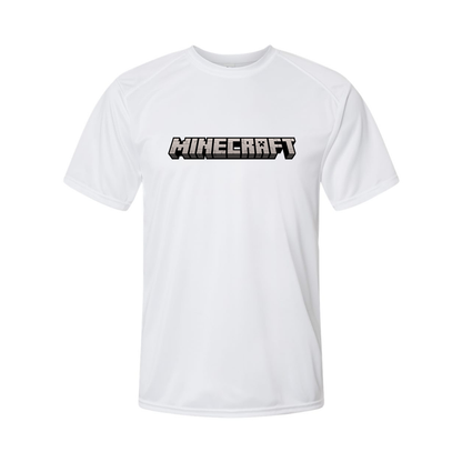 Youth Kids Minecraft Game Performance T-Shirt