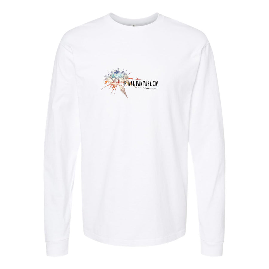 Youth Kids Final Fantasy XIV Game Long Sleeve T-Shirt