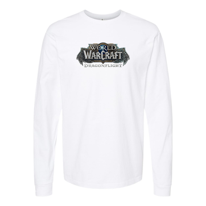 Men's World of Warcraft Dragon Flight Game Long Sleeve T-Shirt