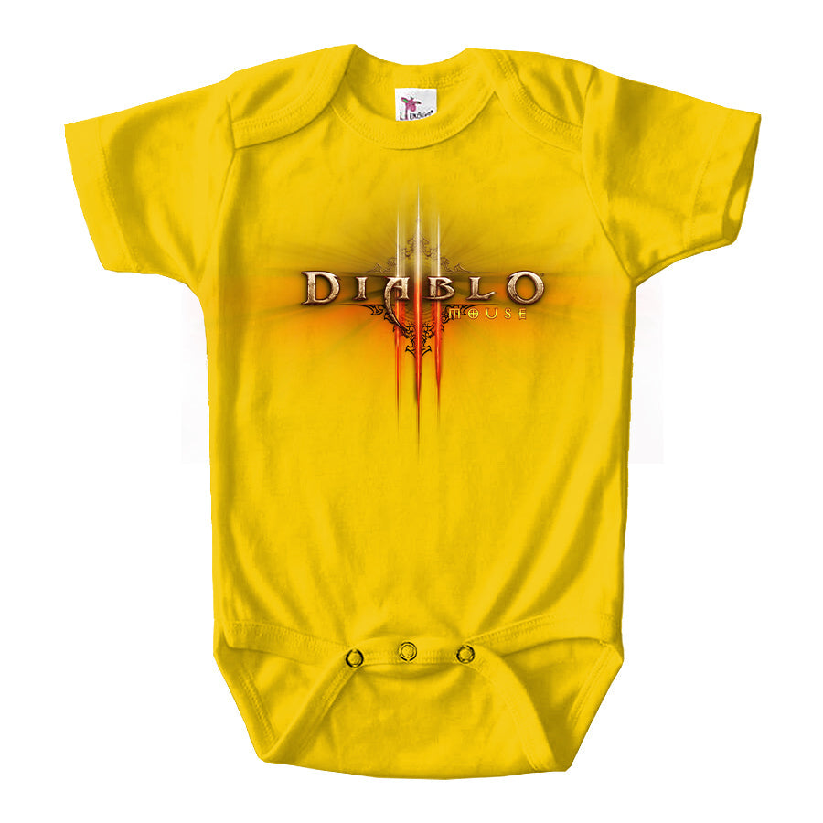 Diablo 3 Game Baby Romper Onesie