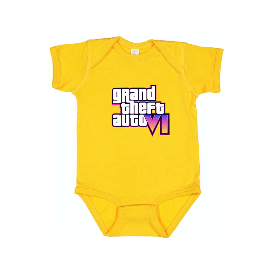 GTA 6 Grand Theft Auto VI Baby Romper Onesie Game