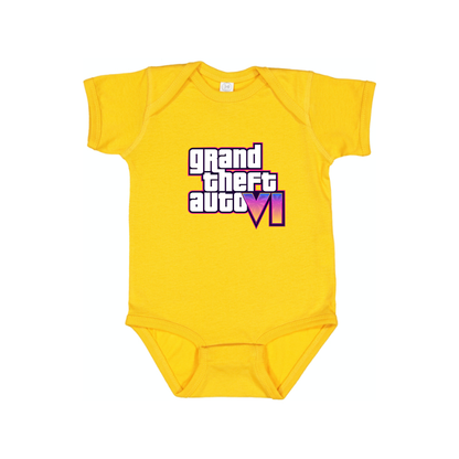 GTA 6 Grand Theft Auto VI Baby Romper Onesie Game